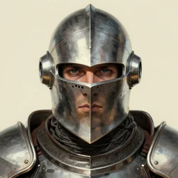 the void knight as a realistic scifi knight, closeup portrait art by donato giancola and greg rutkowski, vintage retro scifi, realistic face, digital art, trending on artstation, symmetry!!
