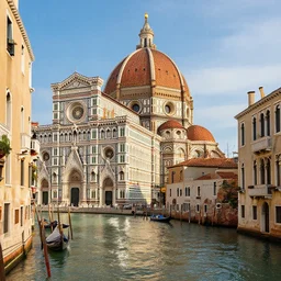 hyper realistic photography of a highly detailed mix of venice, florence, naples