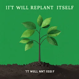 it will replant itself, album cover art