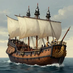 depiction of the mayflower, illustration by mandy jurgens and william adolphe bouguereau, artgerm, 4 k, digital art, surreal, highly detailed, artstation, digital painting, concept art, smooth, sharp focus, illustration by mandy jurgens and william adolphe bouguereau