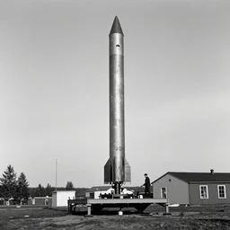 Norwegian ghost rockets, 1946 photograph