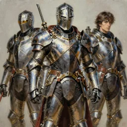 Knights Templar wearing sci-fi power armor concept art, painting, by John Harris, Emil Melmoth, Craig Mullins, yoji shinkawa, artstation, moebius comic, Marc Simonetti, lan McQue, Kentaro, Miura, hyper detailed, cinematic