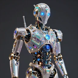 vaporwave robot, sparkles, shine glimmer, by scott uminga, led light, highly detailed and intricate, hdr, hyper detailed, insane details, intricate, elite, ornate, elegant, luxury, psychedelic, sharp focus, photography, unreal engine, trending on artstation, photorealistic, octane, trending on deviantart