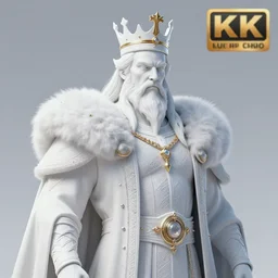 the white king, fantasy art, in style of WLOP, hyperrealistic, octane render, trending on artstation, concept art, artstationHD, artstationHQ, unreal engine, 8k