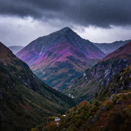 landscape photography by michael kenna psychedelic, tall mountains, dramatic lighting, raining, colourful, stunning