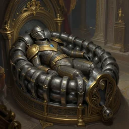this city's sleeping like a soldier inside of an iron lung, deep focus, intricate, elegant, regal, highly detailed, digital painting, artstation, concept art, matte, sharp focus, illustration, d & d, fantasy, hearthstone, art by artgerm and greg rutkowski and alphonse mucha