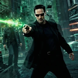 neo dodges a bullet in the matrix, the matrix ( 1 9 9 9 )