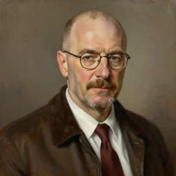 a detailed professionally - done promotional oil portrait of saul goodman by rembrandt van rijn, masterpiece