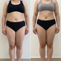 before and after weight loss