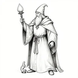 medieval drawing of a dabbing wizard