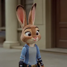 A film still from a gritty 1970s Martin Scorcese movie about Judy Hopps. Realism. 4k. 8mm. Grainy. Panavision.