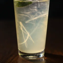 photo of a drink, light rays caustics
