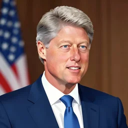 franklin booth illustration of bill clinton