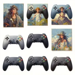 Assorted Gaming, digital art, oil painting, trending on artstation