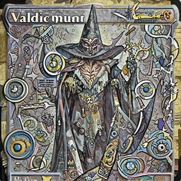 Evil wizard Vladimur Putin as a Magic the Gathering card