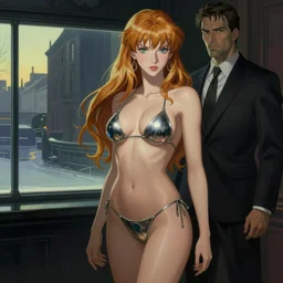 sensual samus Aran Metroid Edward Hopper and James Gilleard, Zdzislaw Beksinski, Steven Outram highly detailed