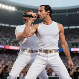 jpegmafia performing at wimbley stadium with freddie mercury