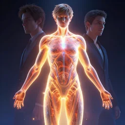the energy body, art by James Jean and Wayne Barlowe, high detail, cinematic, cgsociety 8k