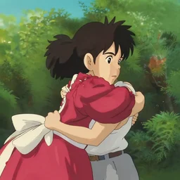 still from anime sci-fi movie by Studio Ghibli, realistic
