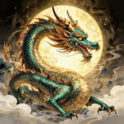 majestic japanese dragon, ryuu