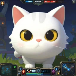 screenshot of a giant cat cat cat cat in a Starcraft 2 game