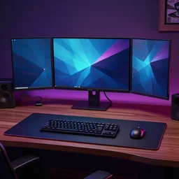 geometric desktop wallpaper, gamer, deskpad