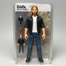 kurt cobain action figure