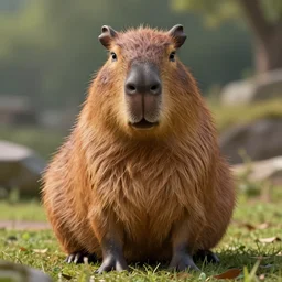 pixar style capybara