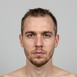 portrait of an extremely greasy haired dutch man, oval shaped head, very weak and fading facial hair!!!, light brown undercut hairstyle, oily skin, canon eos r 3, f / 1. 4, iso 2 0 0, 1 / 1 6 0 s, 8 k, raw, unedited, symmetrical balance, wide angle