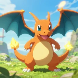 cutest dragon pokemon, artstation, octane