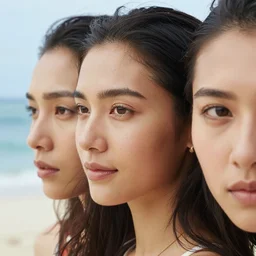 bali island, perfect faces