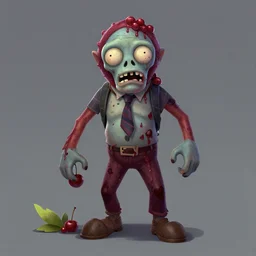 a cranberry zombie, concept art by irakli nadar