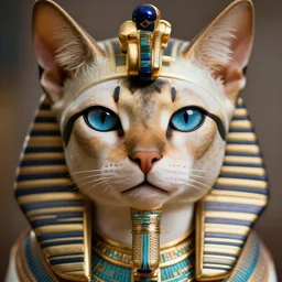 closeup portrait of an egyptian cat goddess, depth of field, zeiss lens, detailed, symmetrical, centered, fashion photoshoot, by Annie Leibovitz and Steve McCurry, David Lazar, Jimmy Nelsson, Breathtaking, 8k resolution, extremely detailed, beautiful, establishing shot, artistic, hyperrealistic, beautiful face, octane render