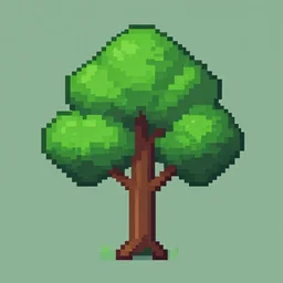 tree , pixel art