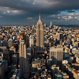 a city where all the buildings are cheese graters, photograph, aerial view, panoramic
