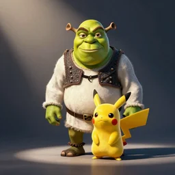 shrek is pikachu