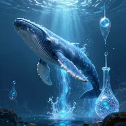 visually stunning, cinematic, ultra realistic, hyper realism, 1 2 k, epic, octane render, unreal engine, vfx, maya, aetherspouts : aethertide whale, aether tradewinds : mythologies of imagination, aether vial : aether web, by nadezda and david stoupakis