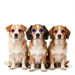 three - eyed dog