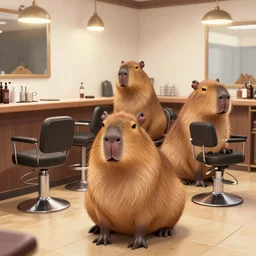 capybaras in a barbershop quartet,