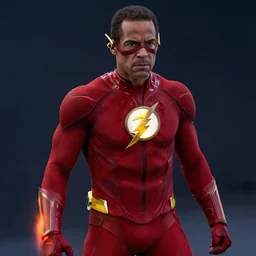 Laurence fishburne as the flash