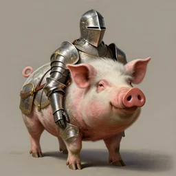 a medieval pig!!! in royal knights armor, intricate, elegant, highly detailed, centered, digital painting, artstation, concept art, smooth, sharp focus, illustration, artgerm, tomasz alen kopera, peter mohrbacher, donato giancola, joseph christian leyendecker, wlop, boris vallejo
