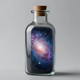 Galaxy in a bottle