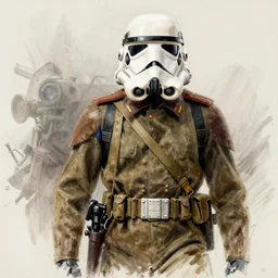 german empire ww 1 stormtroper soldier looking forward drawn by greg rutkowski