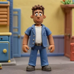 A Still of Fresh Prince of Bel Air in the style of claymation