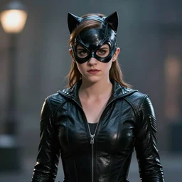 Emma Watson as Catwoman, XF IQ4, f/1.4, ISO 200, 1/160s, Adobe Photoshop, Adobe Lightroom, DxO Photolab, Sense of Depth, AI enhanced, HDR, in-frame