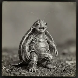 tardigrade!!! humanoid. daguerreotype portrait photograph. inspired by gerard grom and ansel adams. beautiful. cute. happy. highly detailed. old timey.