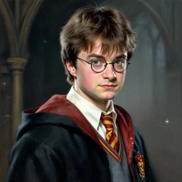 Very detailed Harry Potter , artwork portrait by Sergey Kolesov, arstation,