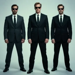 men in black, cinematic look