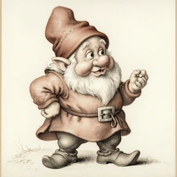 dwarf drawn by Da Vinci
