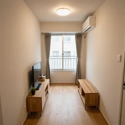 view of inside a cramped shibuya apartment
